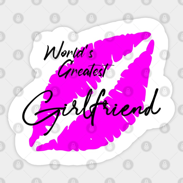 world's greatest girlfriend , girlfriend holiday , girlfriend Sticker by Otaka-Design